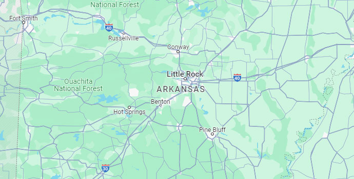 Chenal Restoration Service Area Map