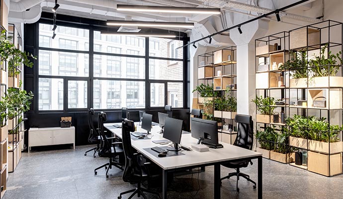 Clean commercial space