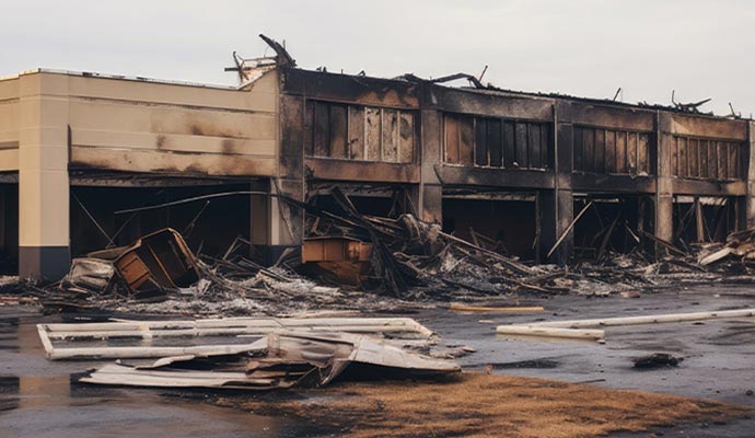 tructural damage by wildfire