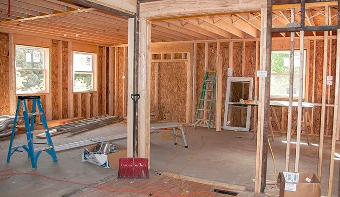 Property under reconstruction